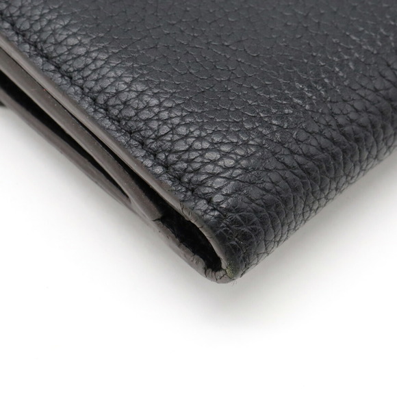 LOUIS VUITTON Monogram Portefeuille Double V Compact Tri-fold Leather Noir Bl... - Picture 3 of 8